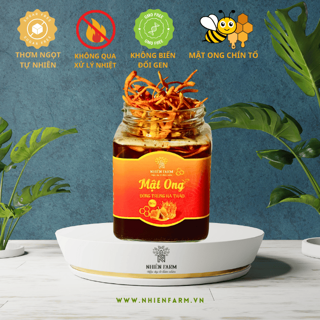 Đông trùng hạ thảo ngâm mật ong (100ml)